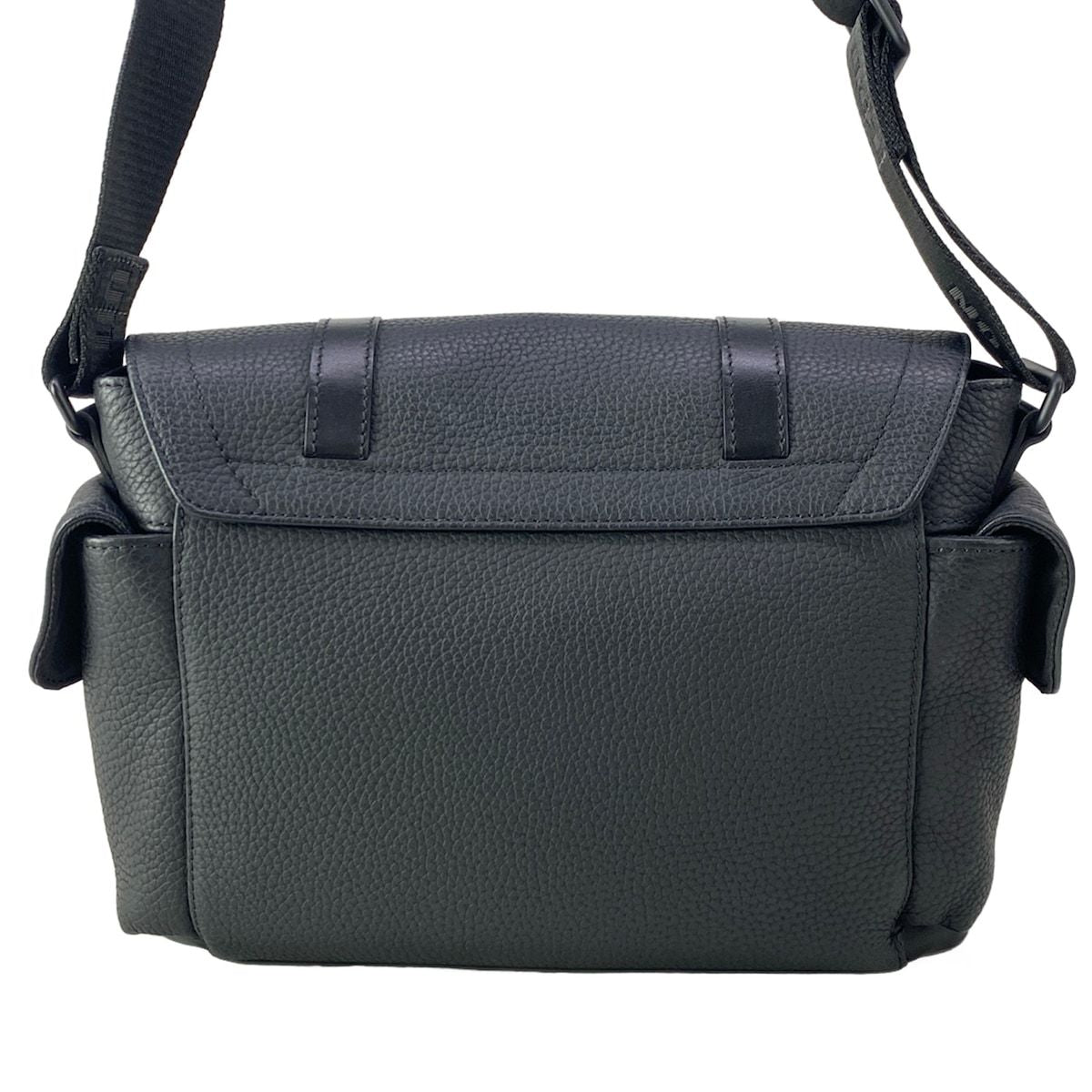 Louis Vuitton Shoulder Bag Cuir Taurillon Christopher Messenger Noir Leather