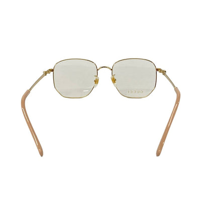 Gucci Sunglasses Gold Pink Eyewear