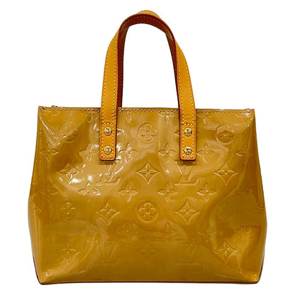 Louis Vuitton Handbag Monogram Vernis Reed PM Noisette Leather
