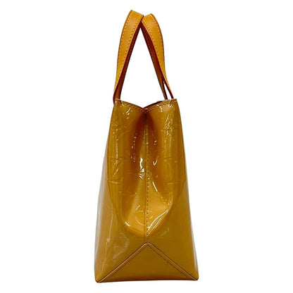 Louis Vuitton Handbag Monogram Vernis Reed PM Noisette Leather