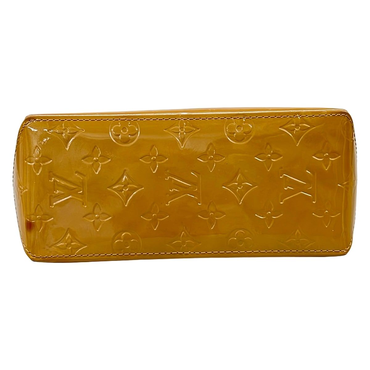 Louis Vuitton Handbag Monogram Vernis Reed PM Noisette Leather