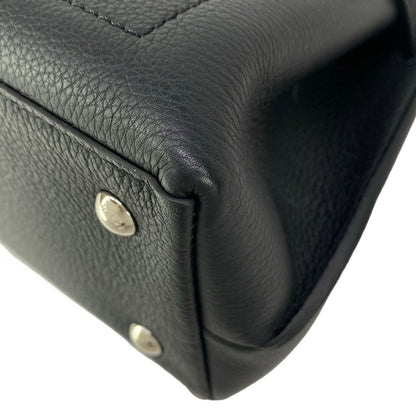 Louis Vuitton Handbag Lockme BB Noir Leather Cowhide