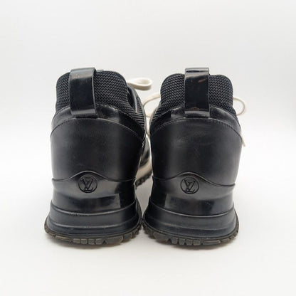 Louis Vuitton Run Away Line Black LV Logo in Heels Shoes