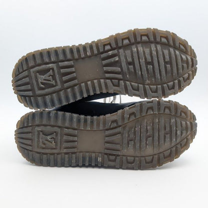 Louis Vuitton Run Away Line Black LV Logo in Heels Shoes
