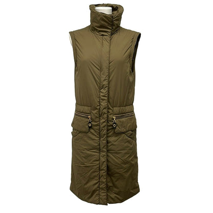 Louis Vuitton Coat 34 S Khaki Winter Zip Up 2-Way