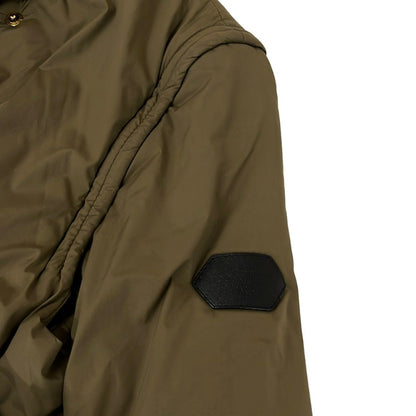 Louis Vuitton Coat 34 S Khaki Winter Zip Up 2-Way