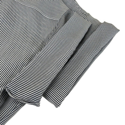Chanel Short Sleeve Shirt Blouse 34 S White Dark Navy Silk