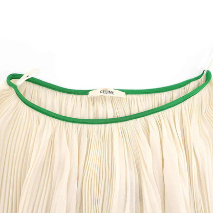 Celine by Phoebe Philo Bicolor Skirt 2 Ivory Black 34