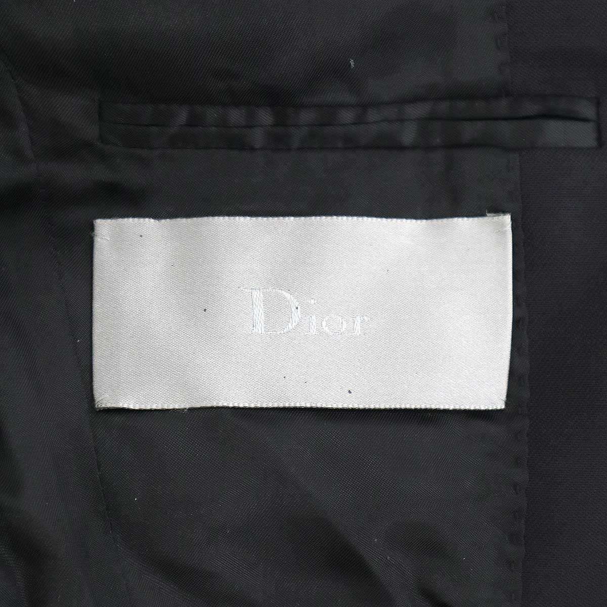 Dior Homme Petit Coating Sleeve Long Jacket Coat Black 38