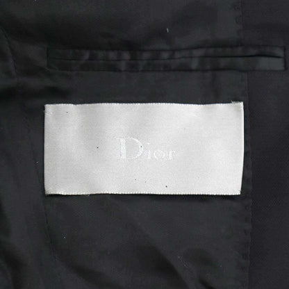 Dior Homme Petit Coating Sleeve Long Jacket Coat Black 38