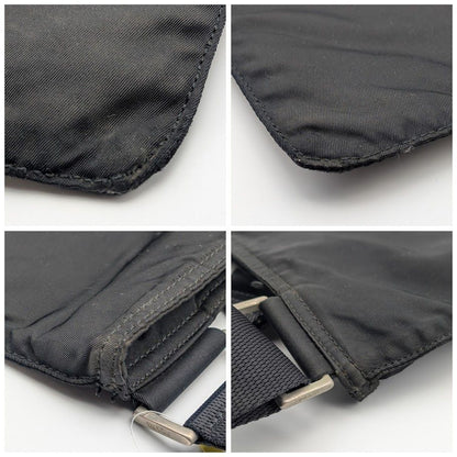 Prada Tessuto Nylon Shoulder Bag Crossbody Black Triangle Logo