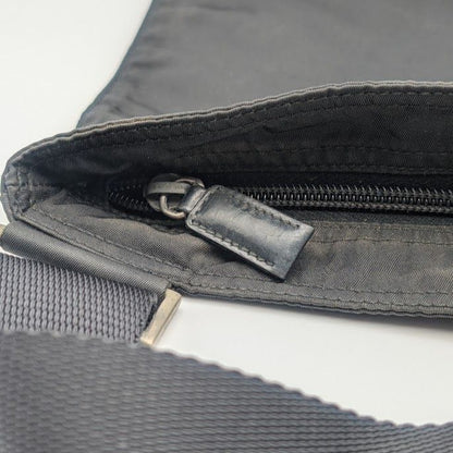 Prada Tessuto Nylon Shoulder Bag Crossbody Black Triangle Logo