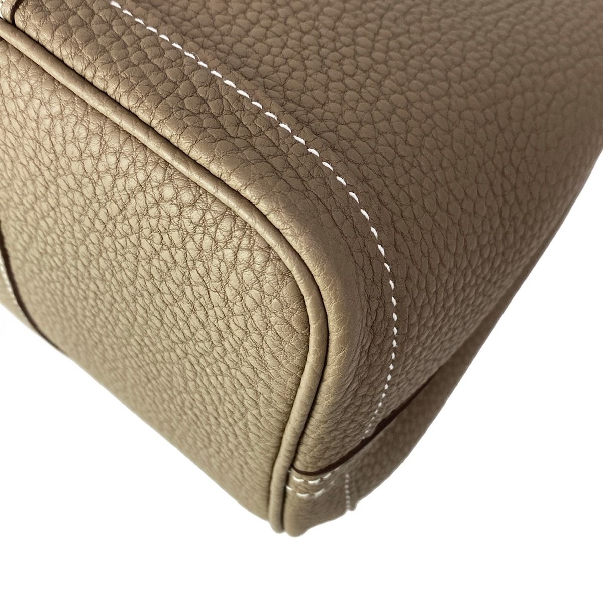 Hermes Tote Garden Party TPM Etoupe Silver