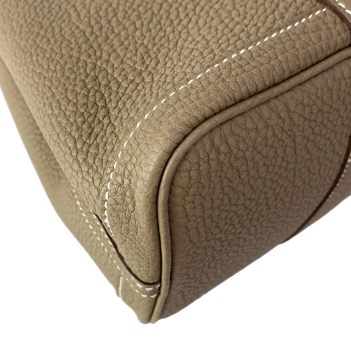 Hermes Tote Garden Party TPM Etoupe Silver
