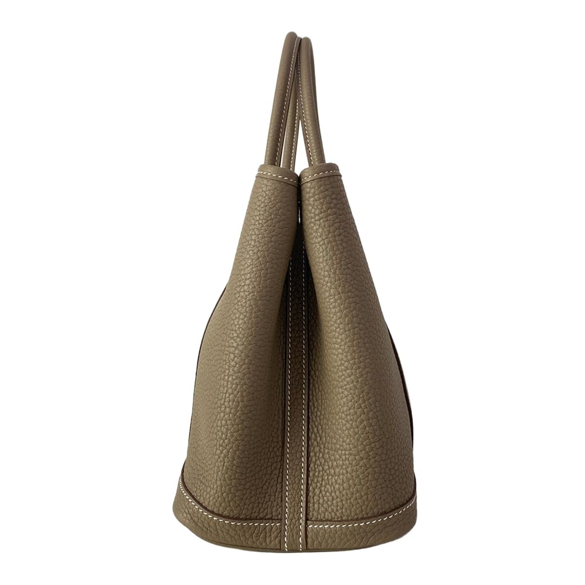 Hermes Tote Garden Party TPM Etoupe Silver