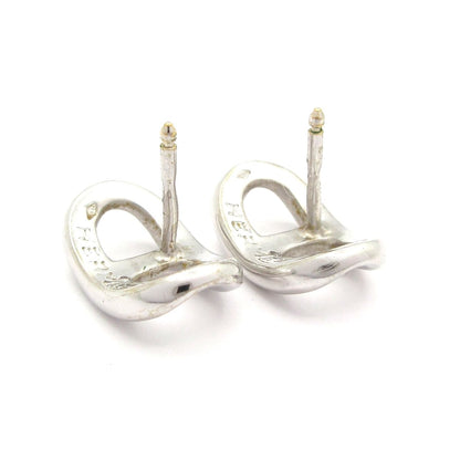 Hermes Earrings Chaine D'ancre Silver 18k White Gold