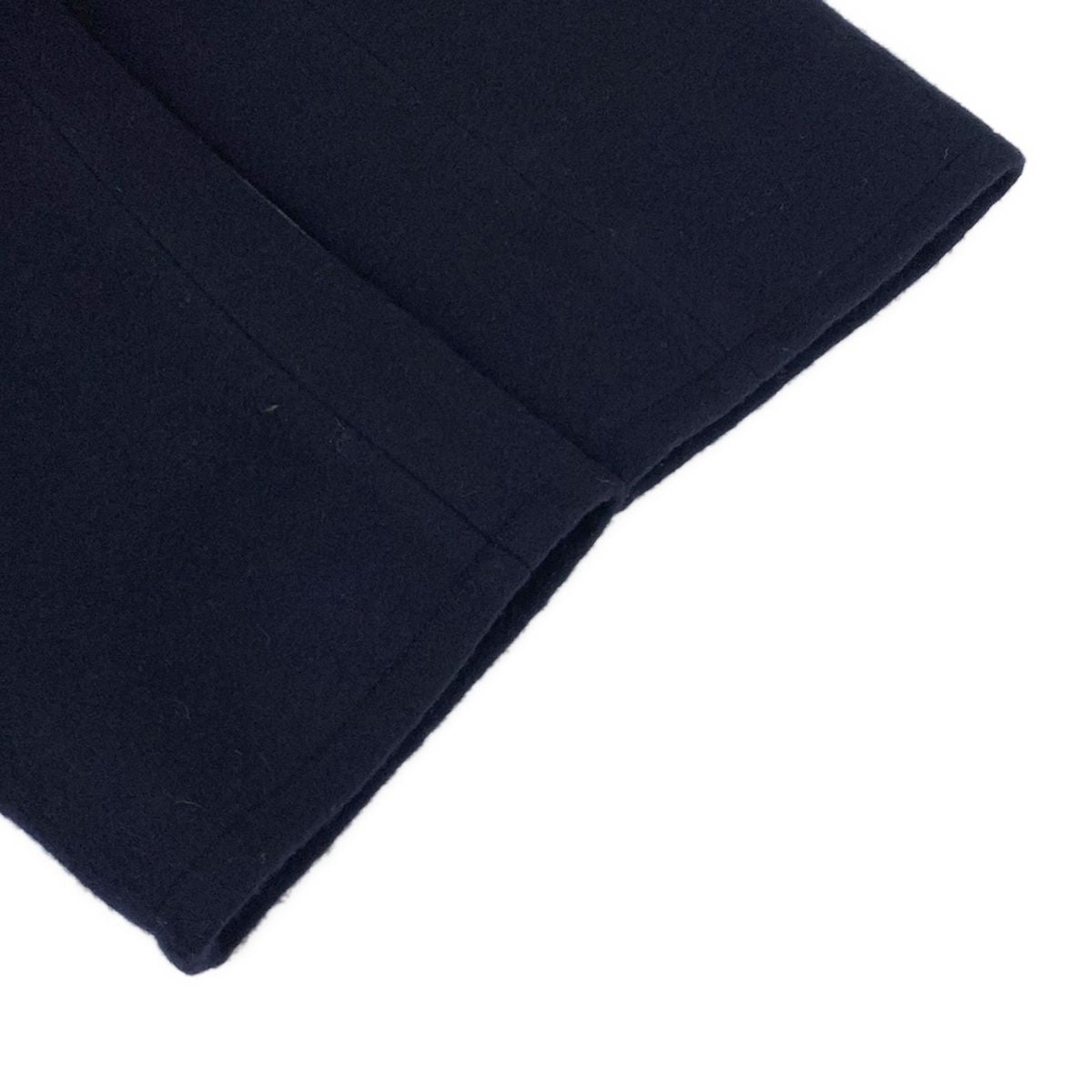 Prada Pcoat 38 S Dark Navy Long Sleeve Autumn Winter Wool Jacket