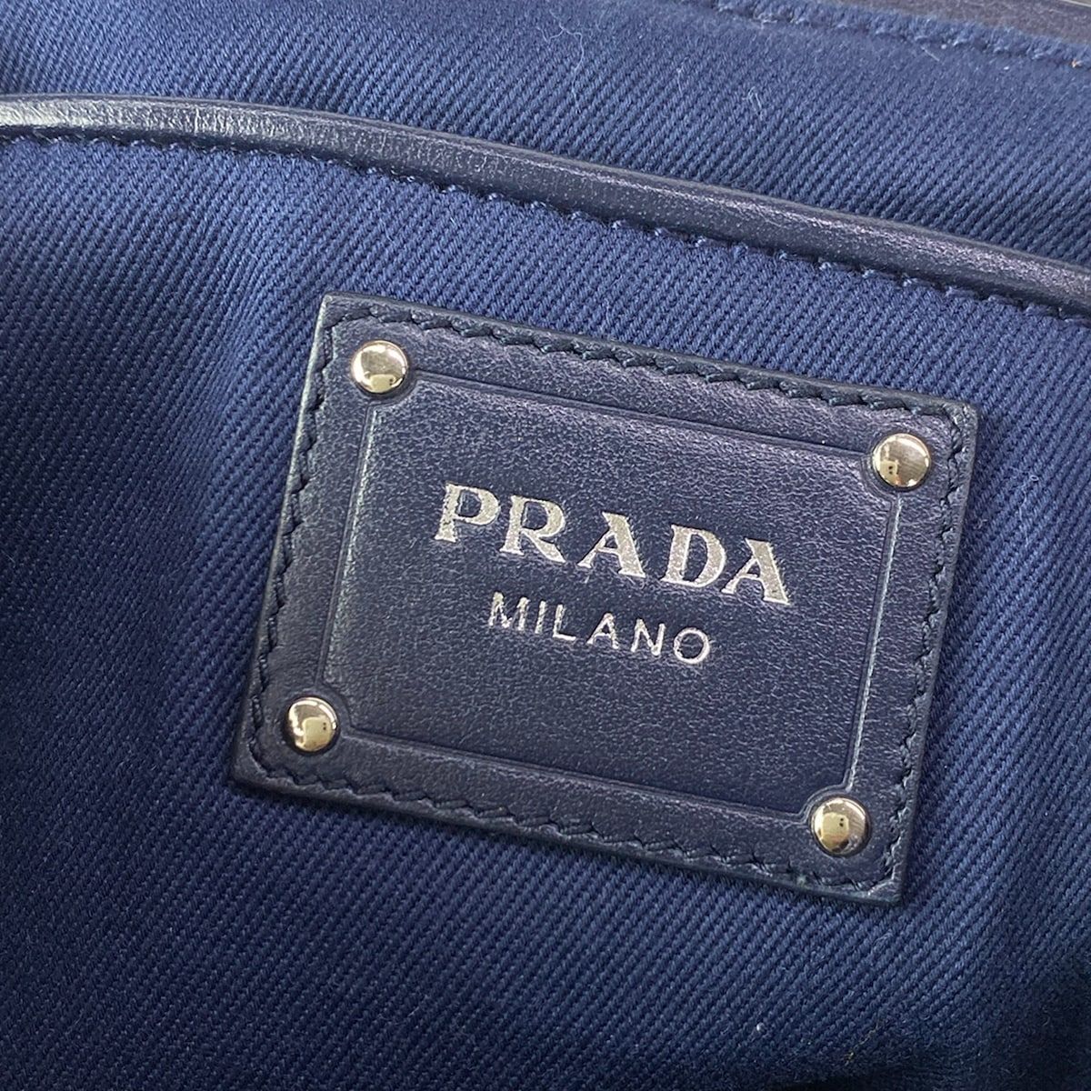 Prada Tote Navy Tag