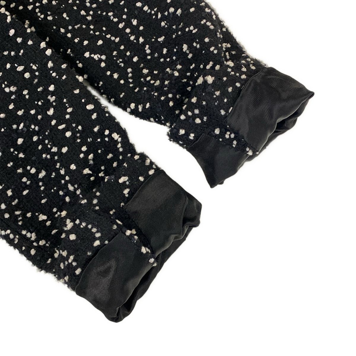 Saint Laurent Paris Coat Black White Winter Cotton