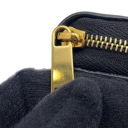 Celine Wallet Large Zip Triomphe Black