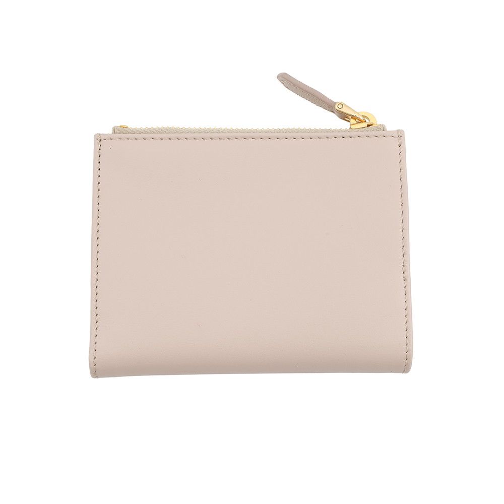 Prada Bifold Wallet Triangle Logo Compact Leather