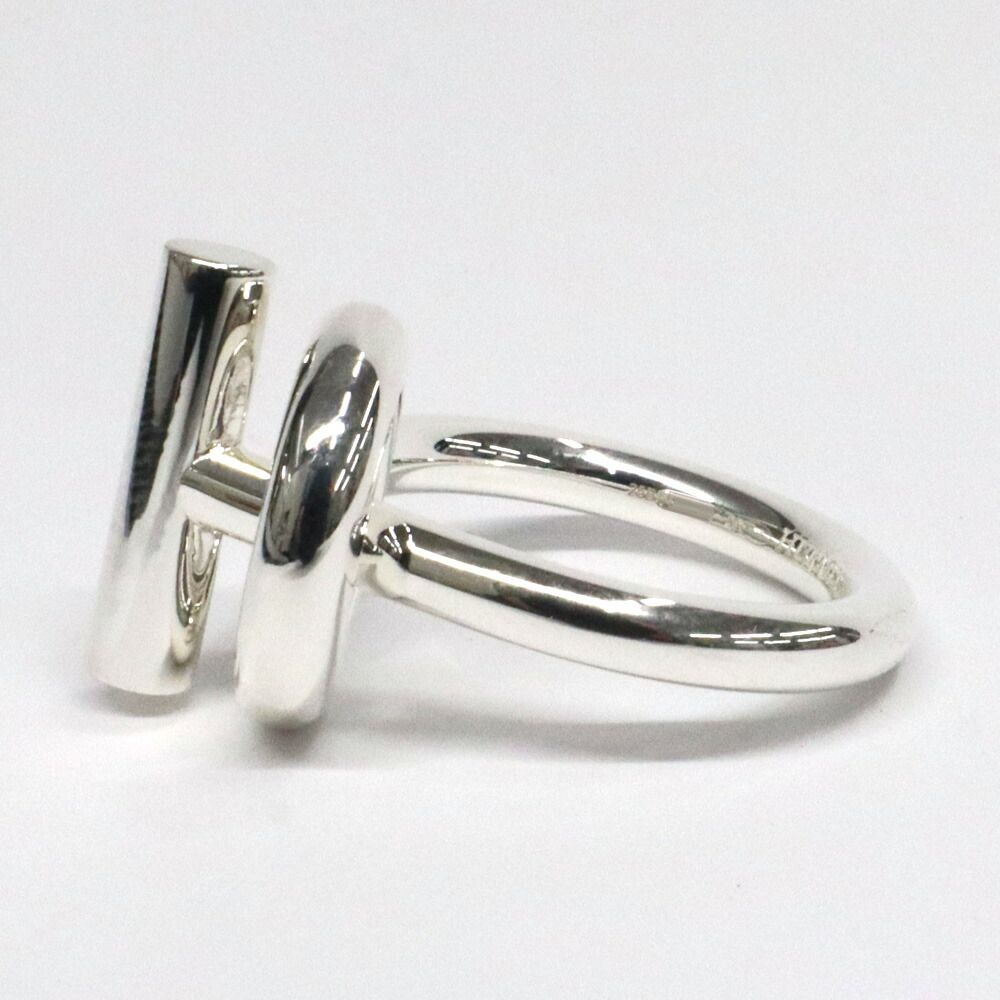 Hermes Echappee MM Ring 54 Silver by