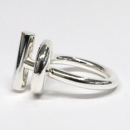 Hermes Echappee MM Ring 54 Silver by
