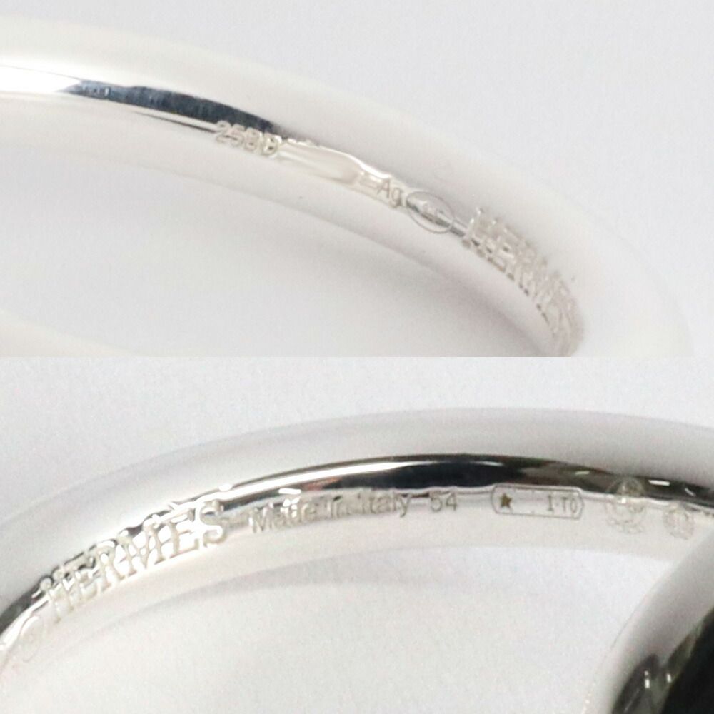 Hermes Echappee MM Ring 54 Silver by