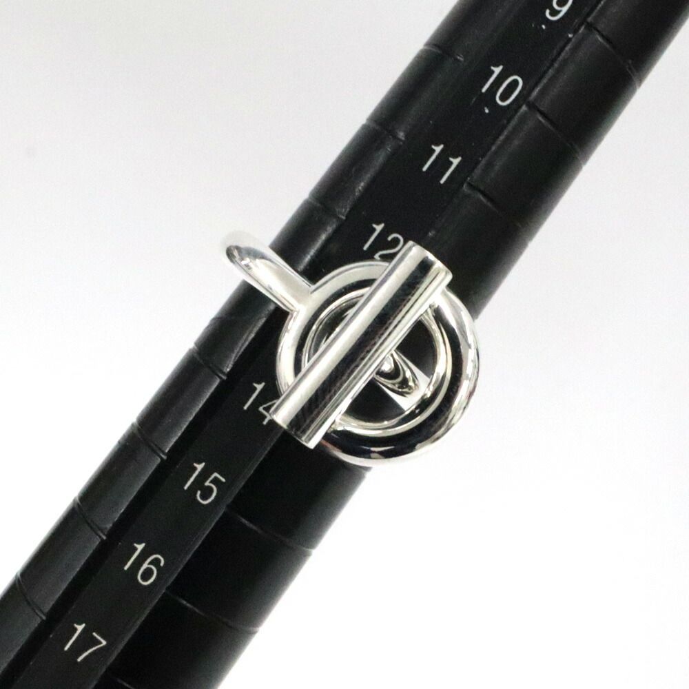 Hermes Echappee MM Ring 54 Silver by