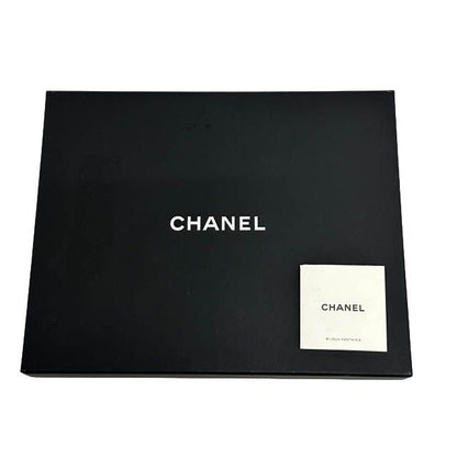Chanel Logo CC Double Dog Tag Lariat Chain Necklace Gold
