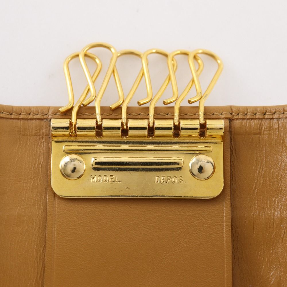 Gucci 033 GG Canvas Yellow Earth Color Key Case Key Holder