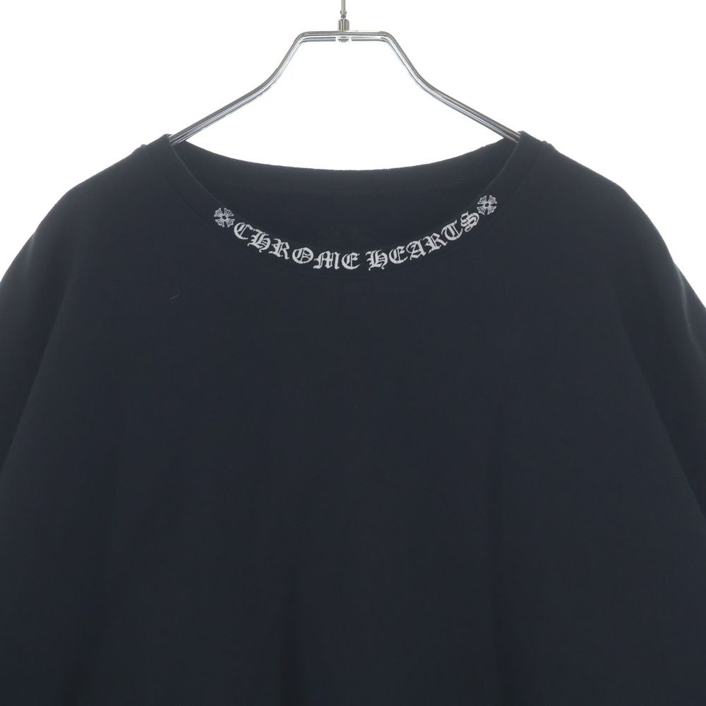Chrome Hearts Sweatshirt Plvr Neck Logo Print Crew Trainers Black