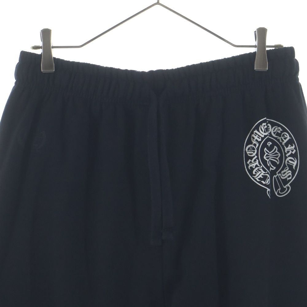 Chrome Hearts Horseshoe Sweatshirt Pants Print Side Logo Black