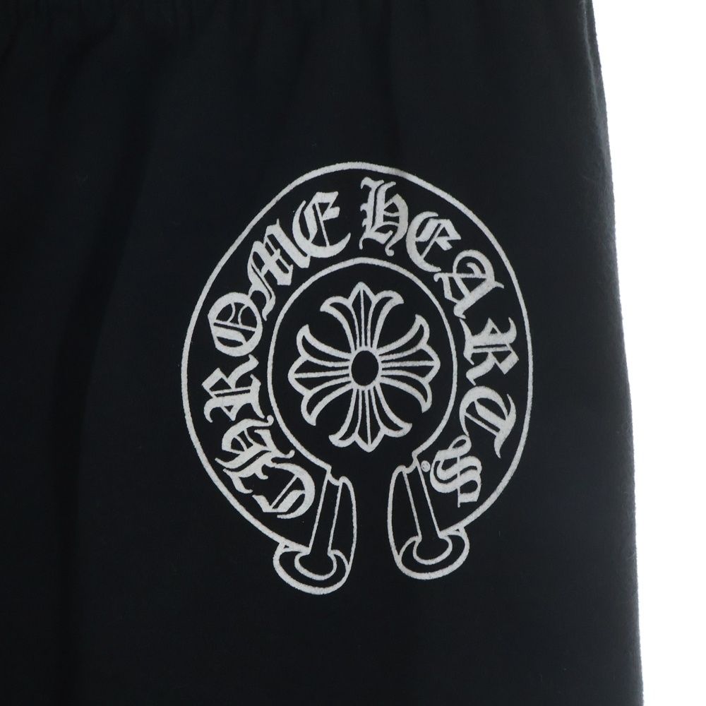 Chrome Hearts Horseshoe Sweatshirt Pants Print Side Logo Black