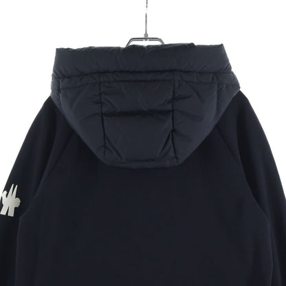 Moncler Grenoble Maglia Cardigan Hooded Down Jacket Hoodie Black