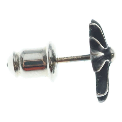 Chrome Hearts No2 CH Crs CH Cross Studs Earrings Silver