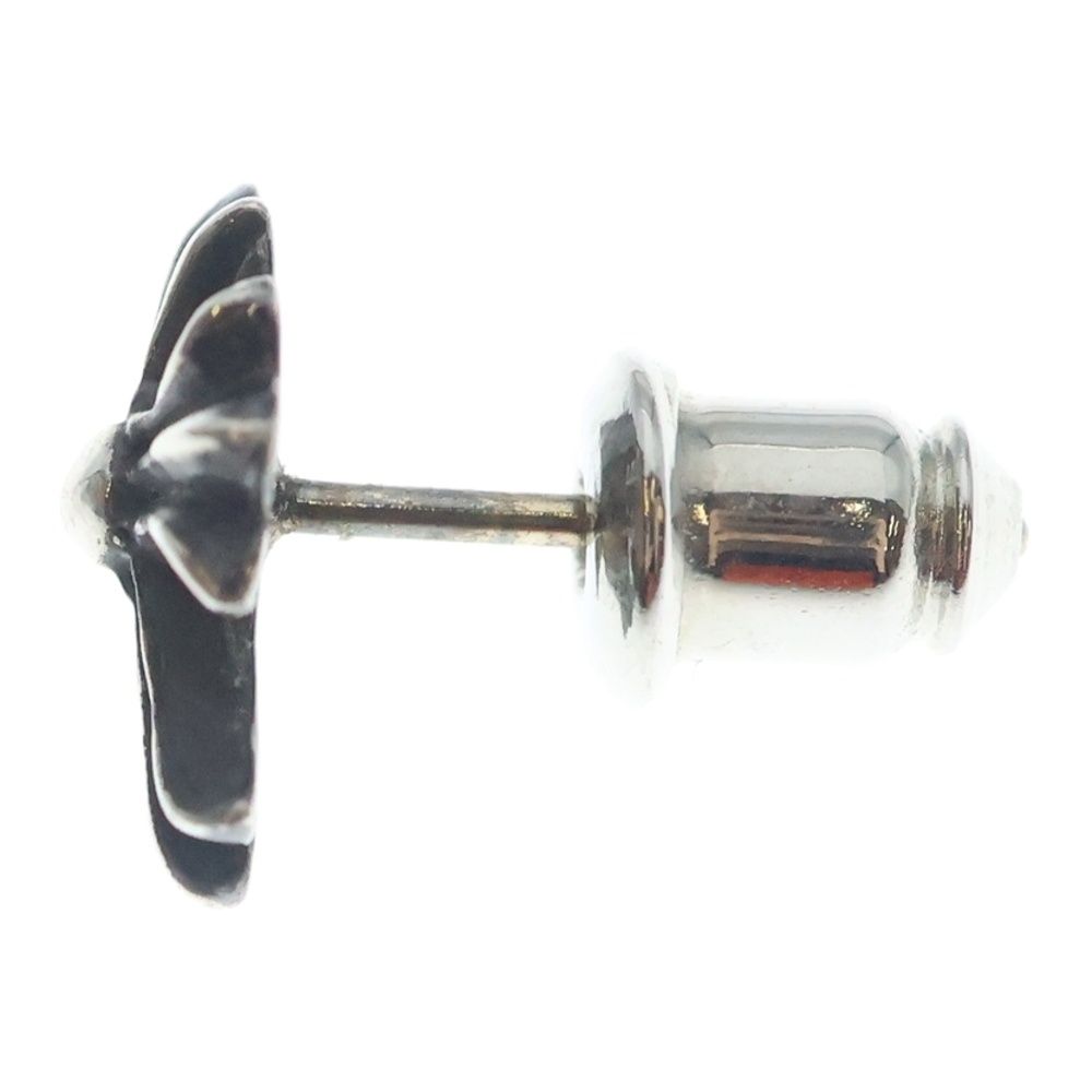 Chrome Hearts No2 CH Crs CH Cross Studs Earrings Silver