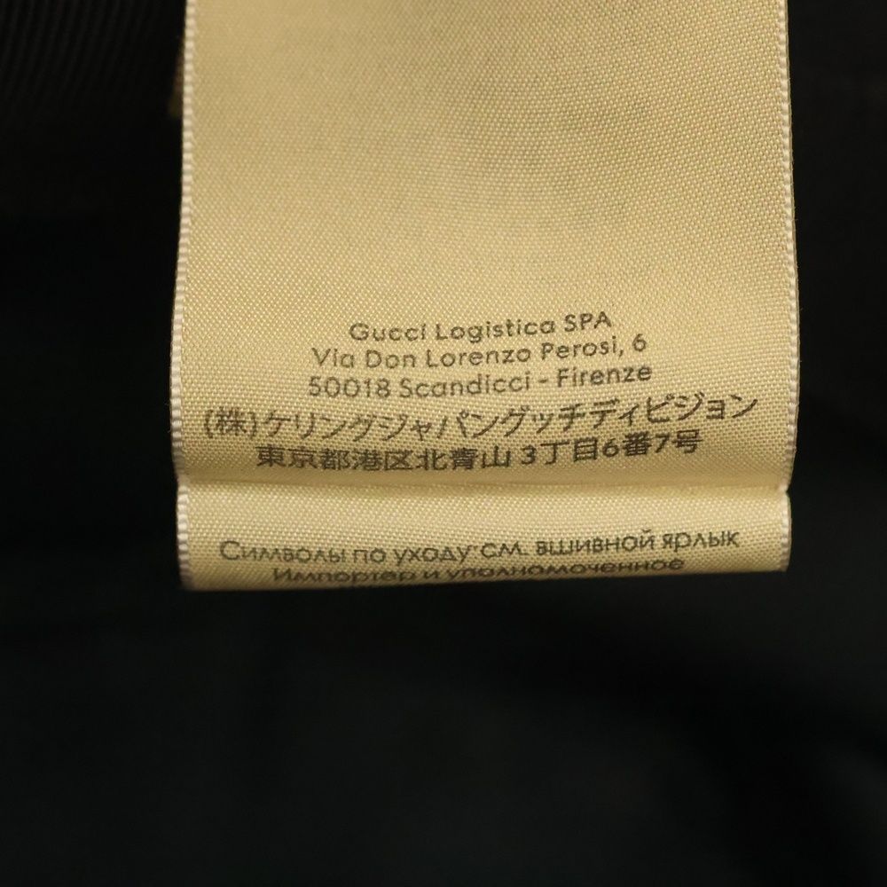 Gucci GG Canvas Marmont Leather Bucket Hat Black