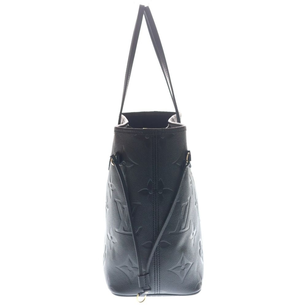 Louis Vuitton Monogram Empreinte Neverfull MM Black Leather Tote