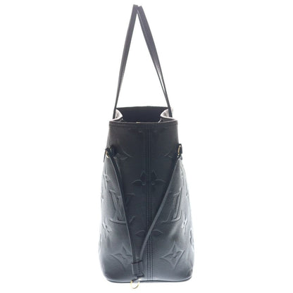 Louis Vuitton Monogram Empreinte Neverfull MM Black Leather Tote