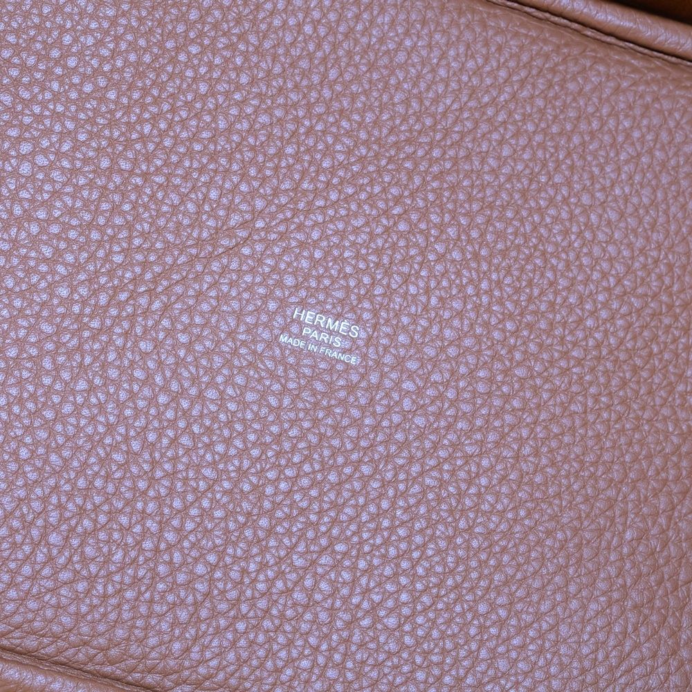 Hermes Picotin Lock MM Handbag Taurillon Gold Silver