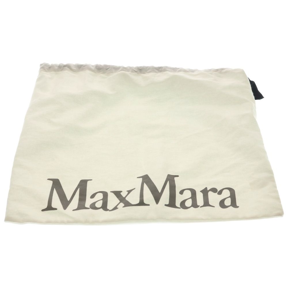 Max Mara Archetipo Leather Shoulder Bag Black