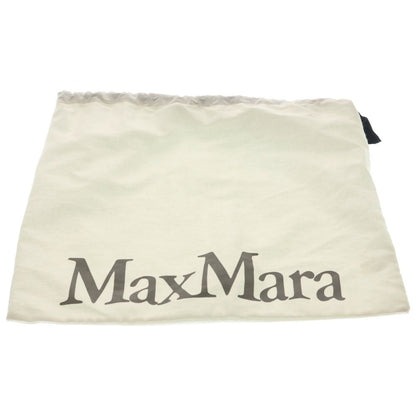 Max Mara Archetipo Leather Shoulder Bag Black