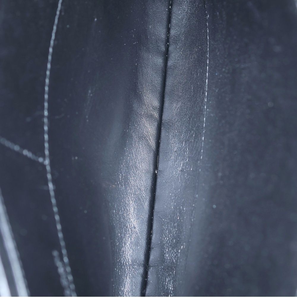 Bvlgari Frgmt Leather Clutch Fragment Black