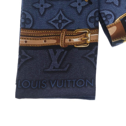 Louis Vuitton Bandeau Denim Confidential Navy Scarf