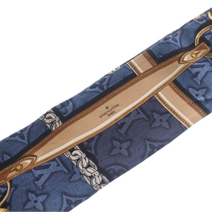Louis Vuitton Bandeau Denim Confidential Navy Scarf