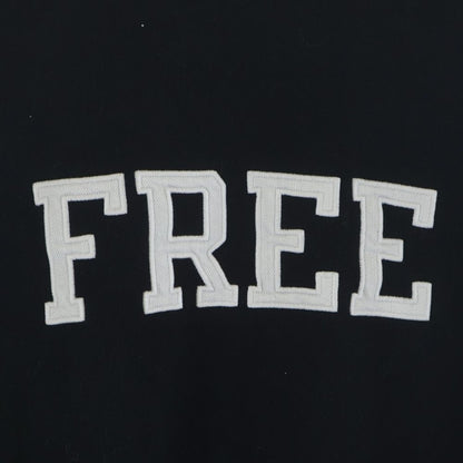 Balenciaga Front Logo Embroidery Sweatshirt Trainers Black