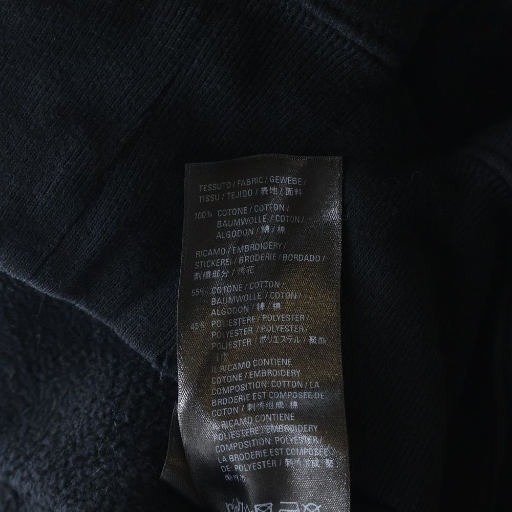 Balenciaga Front Logo Embroidery Sweatshirt Trainers Black