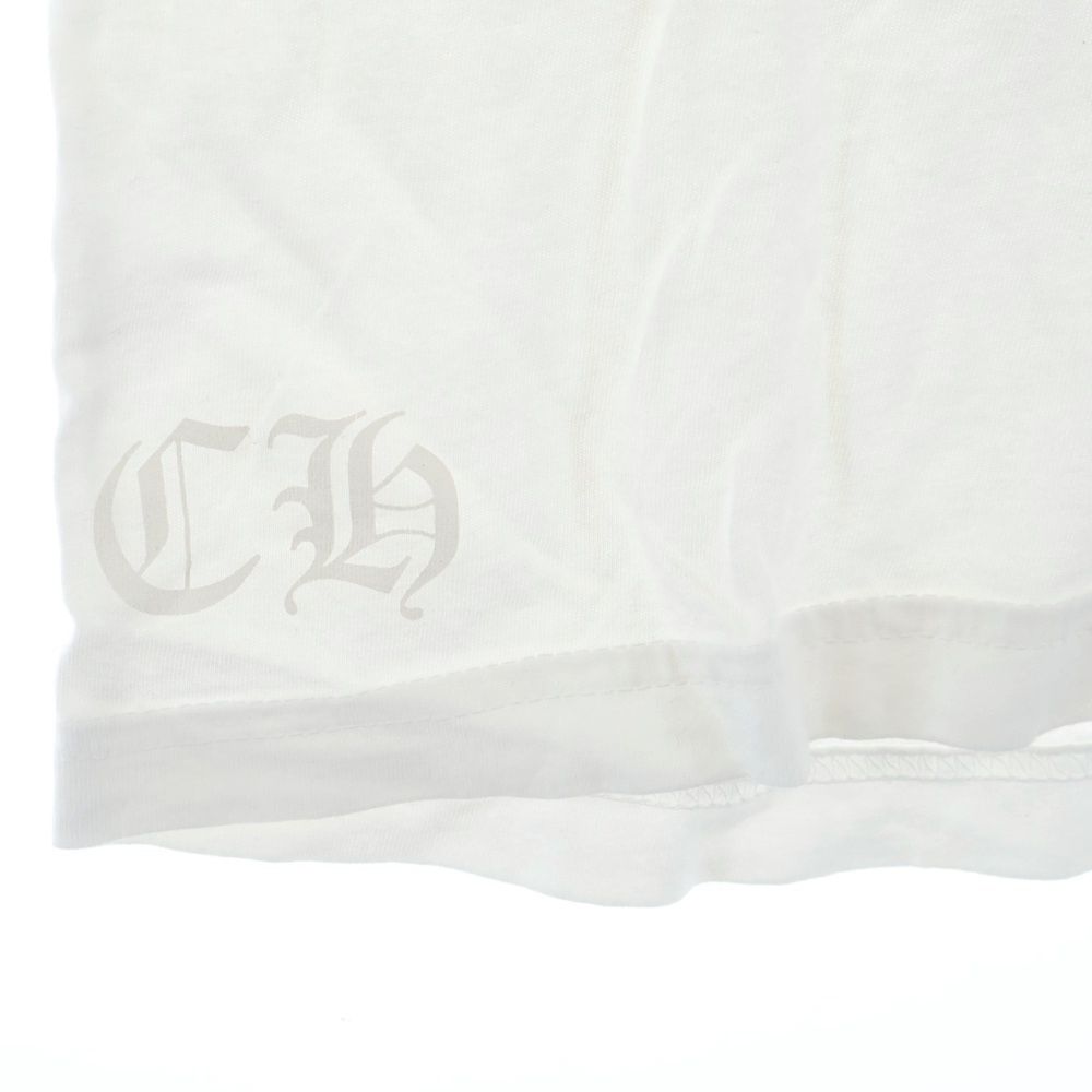 Chrome Hearts Vertical Logo S Pocket Tee Short Sleeve T-Shirt White