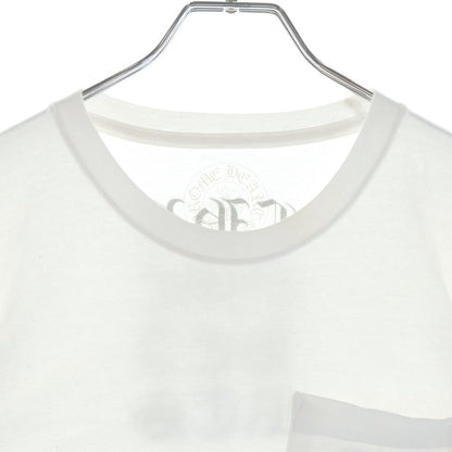 Chrome Hearts Vertical Logo S Pocket Tee Short Sleeve T-Shirt White
